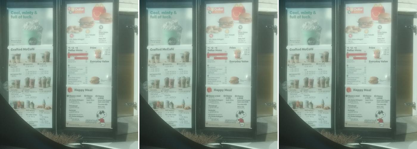 McDonald's Menu