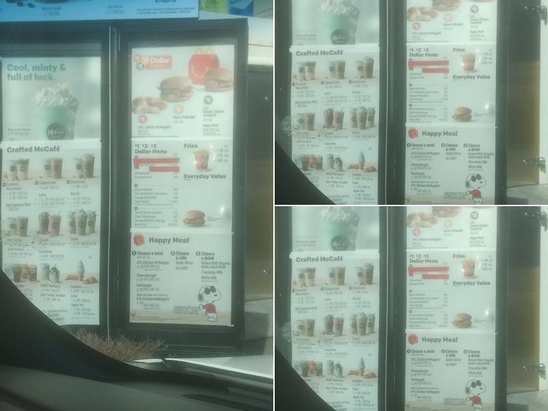 McDonald's Menu