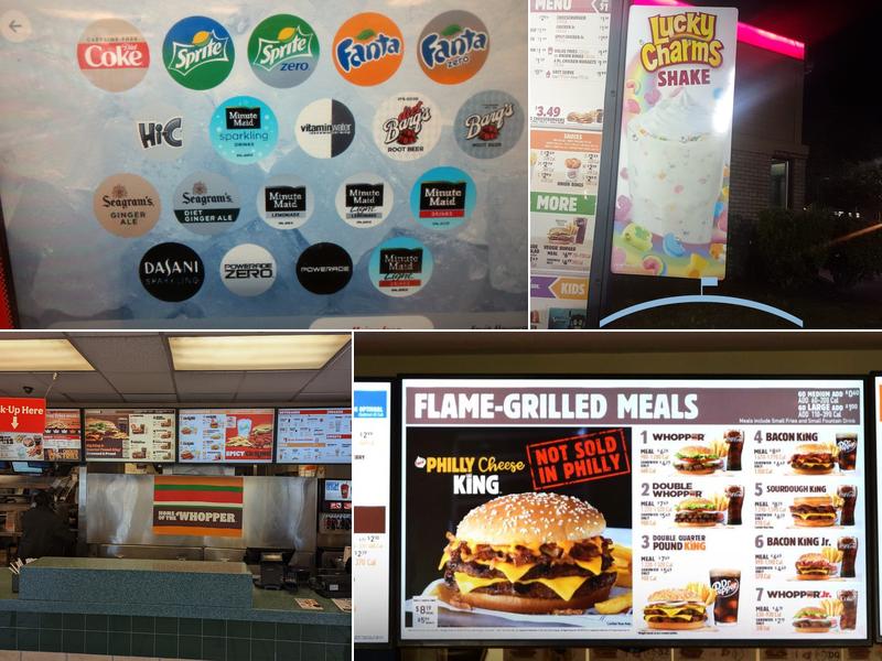 Burger King Menu