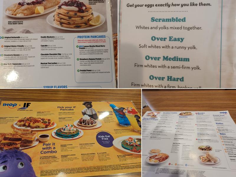IHOP Menu