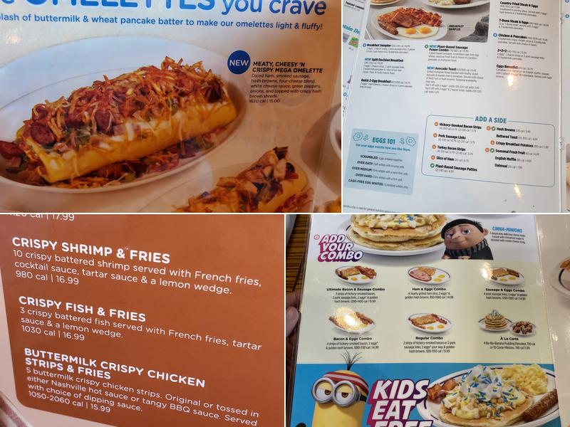 IHOP Menu