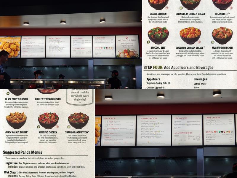 Panda Express Menu