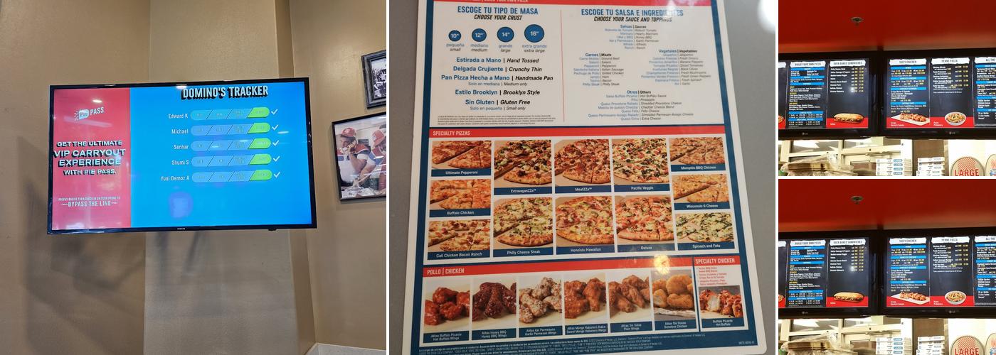 Domino's Pizza Menu