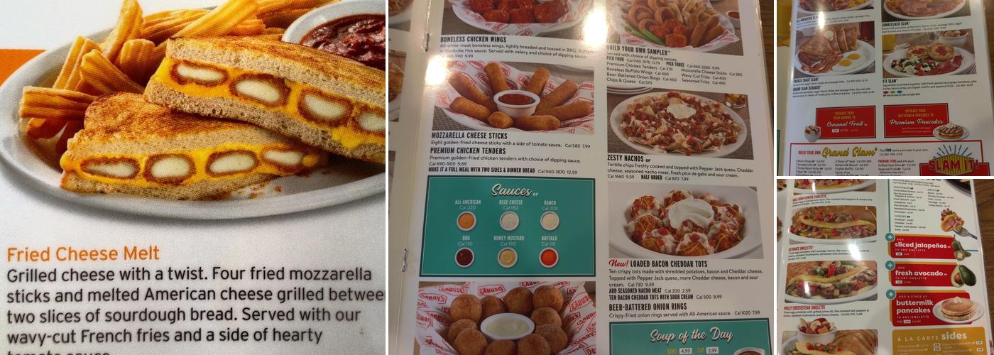 Denny's Menu