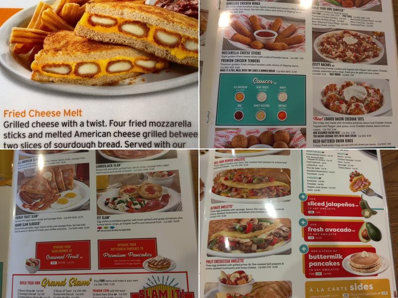 Denny's Menu
