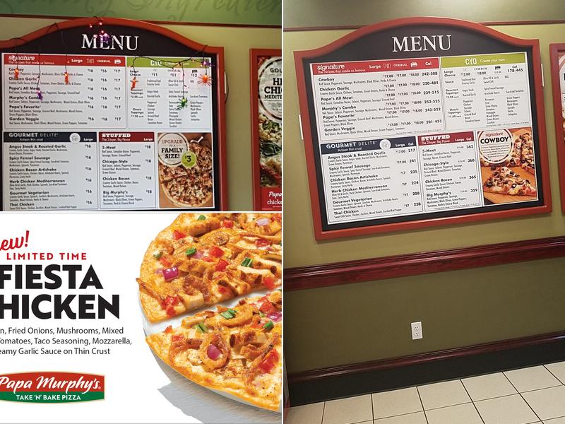 Papa Murphy's | Take 'N' Bake Pizza Menu