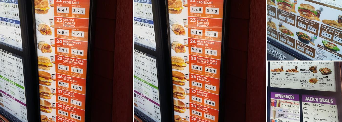 Jack In The Box Menu