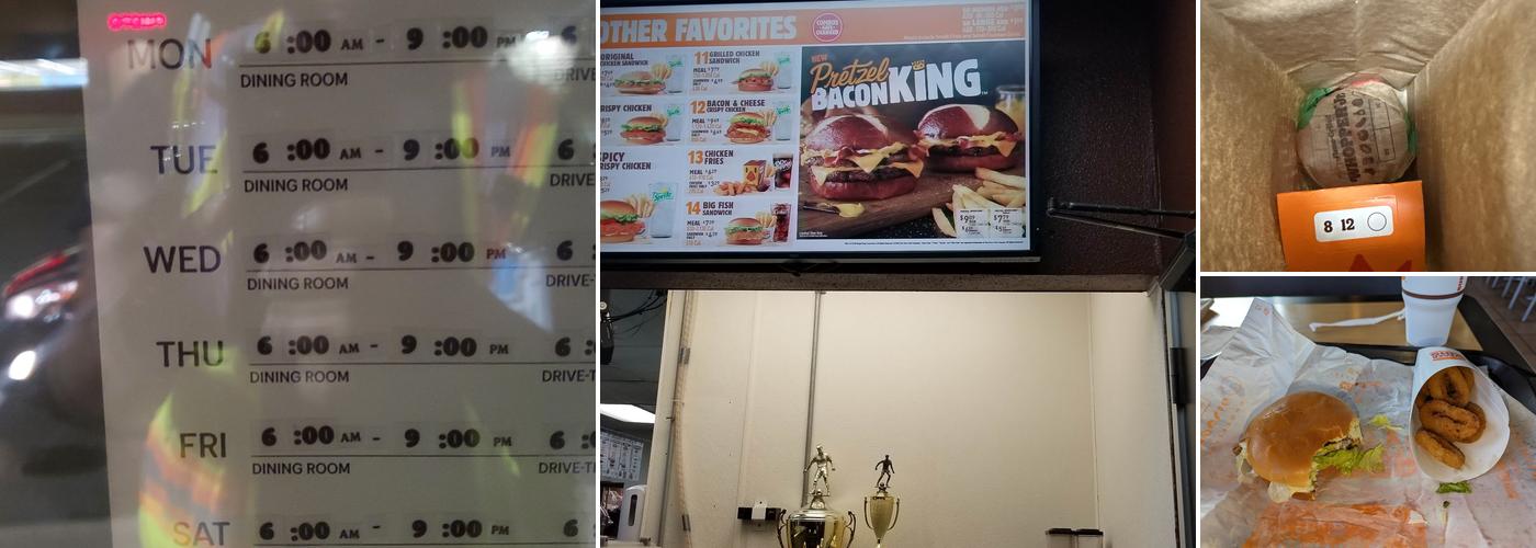 Burger King Menu