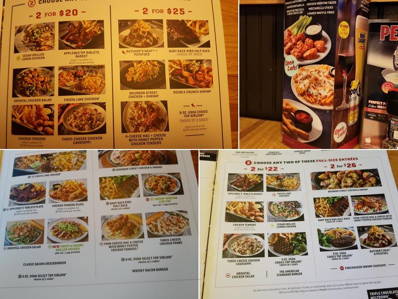 Applebee's Grill + Bar Menu