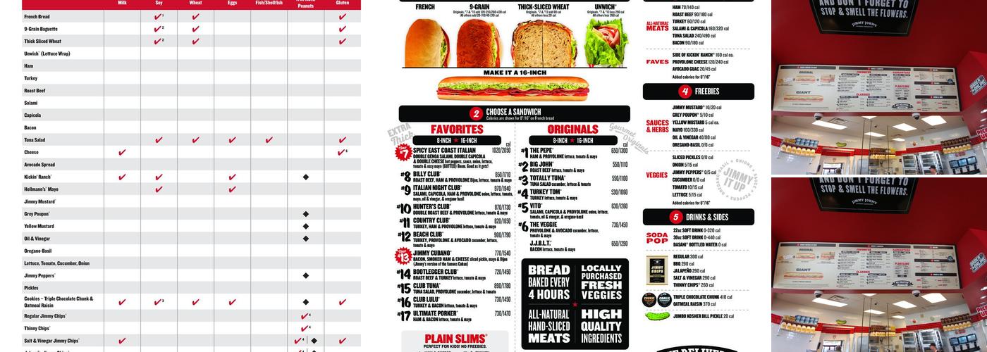 Jimmy John's Menu