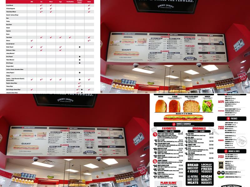 Jimmy John's Menu