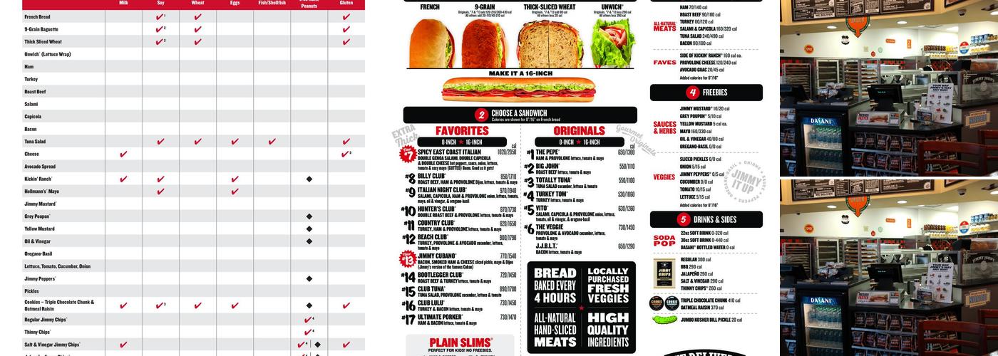 Jimmy John's Menu