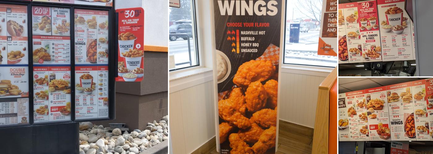 KFC Menu