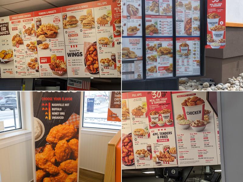 KFC Menu
