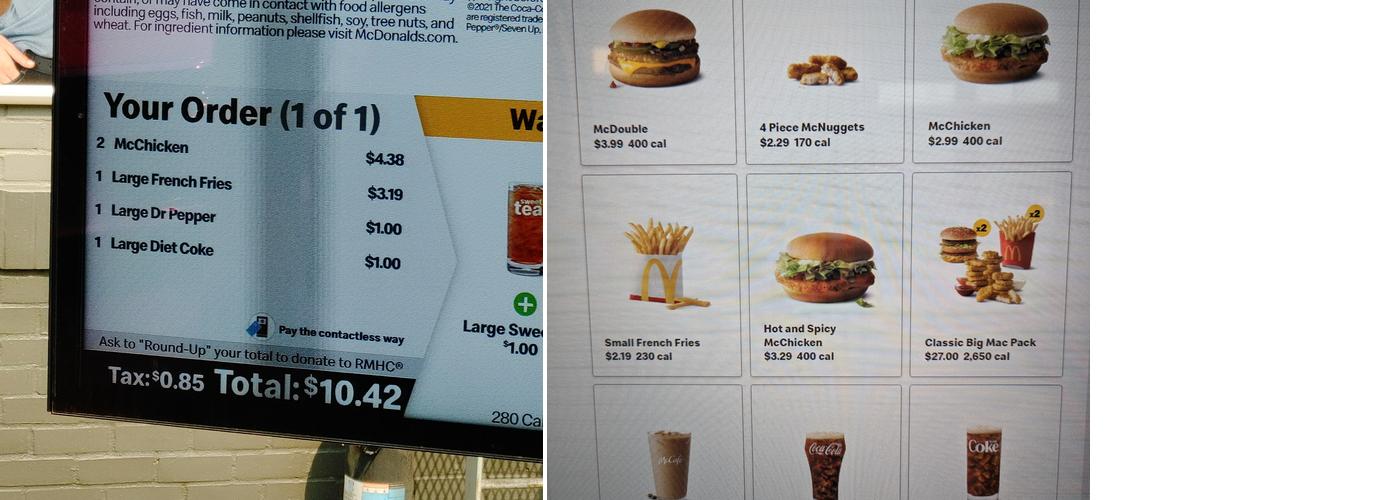 McDonald's Menu