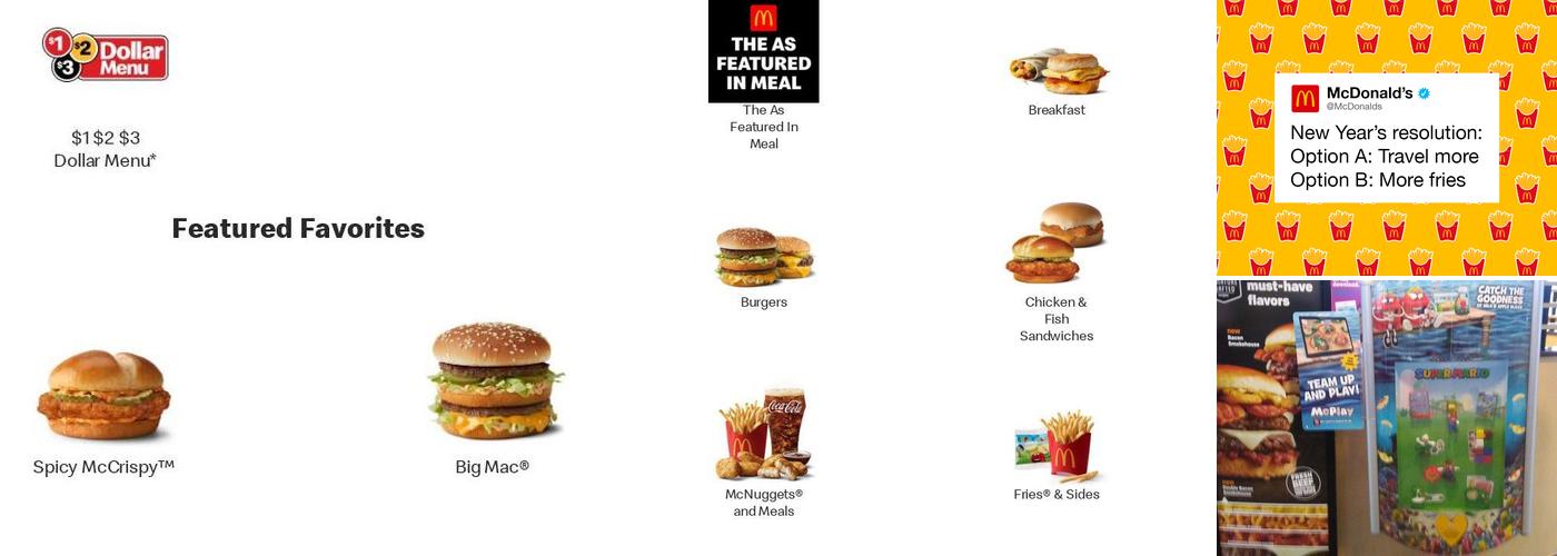 McDonald's Menu