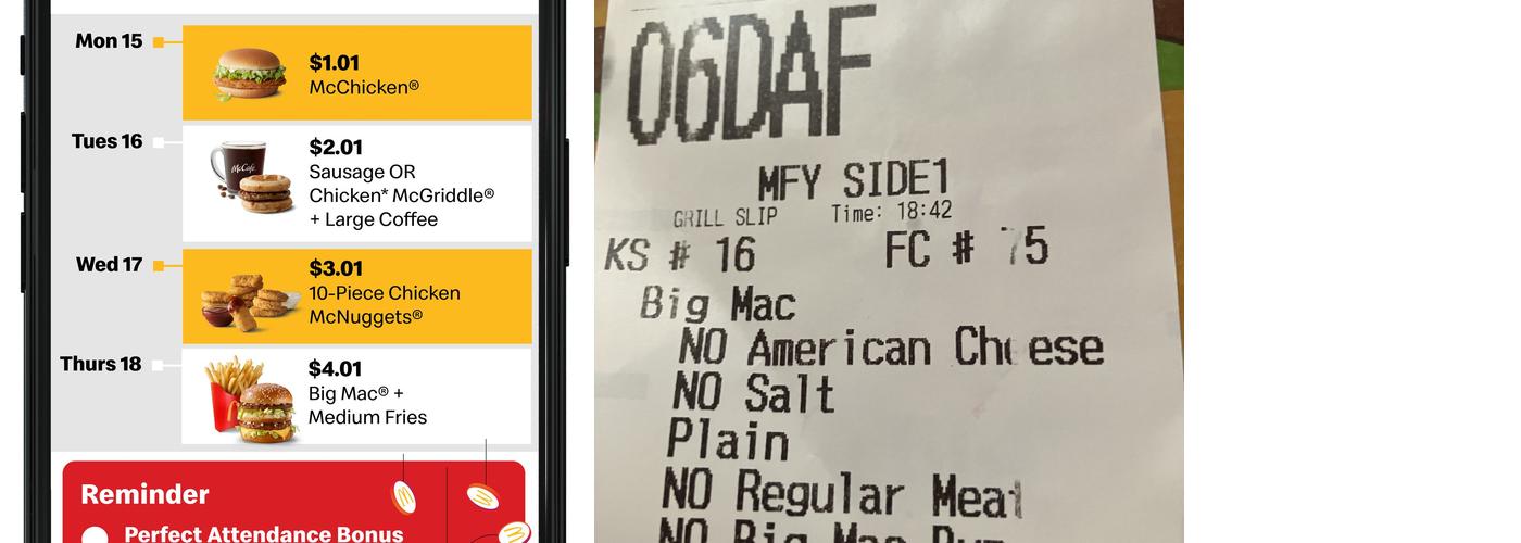 McDonald's Menu