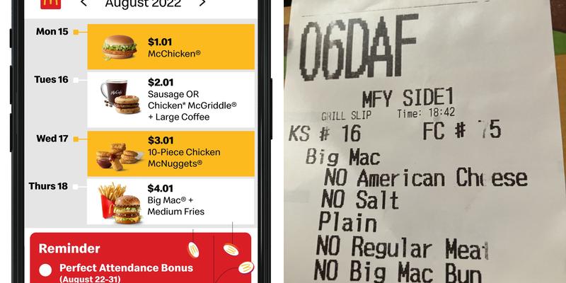 McDonald's Menu