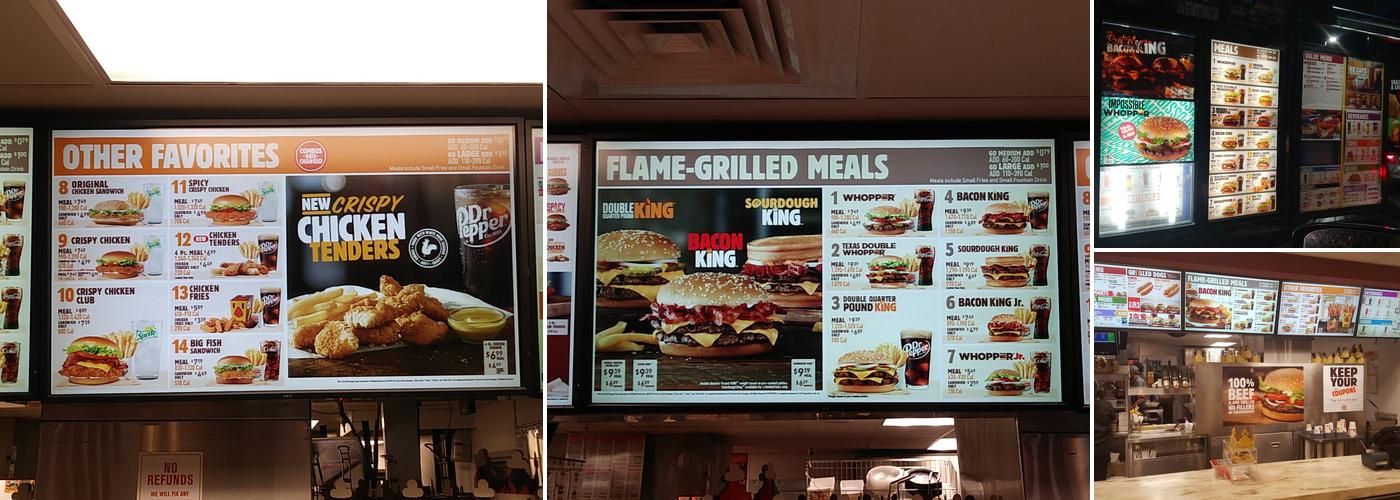 Burger King Menu