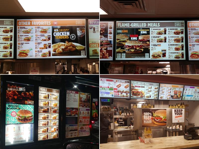 Burger King Menu