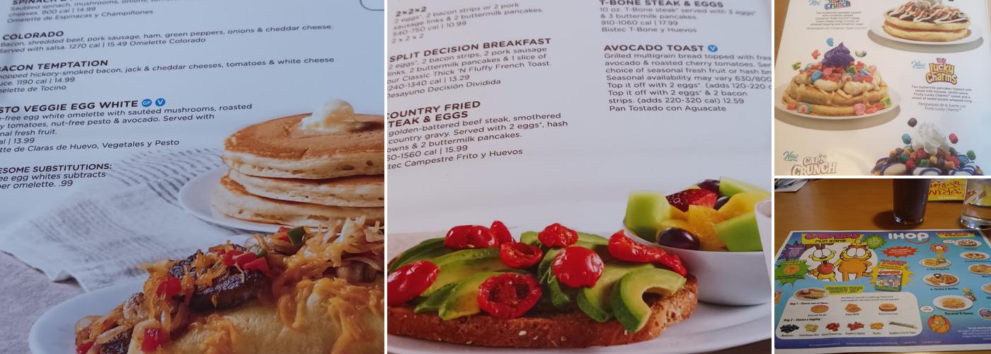 IHOP Menu