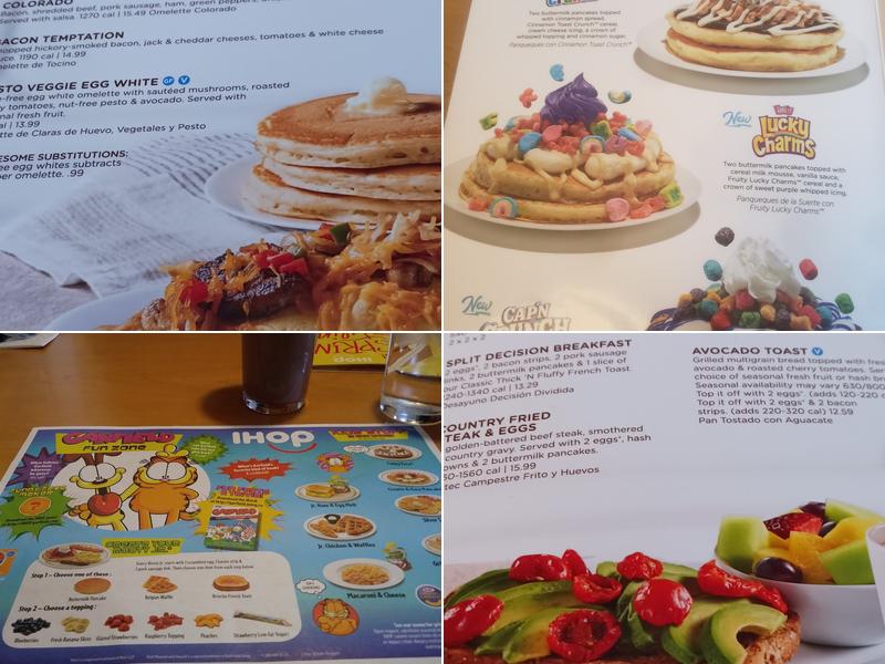 IHOP Menu