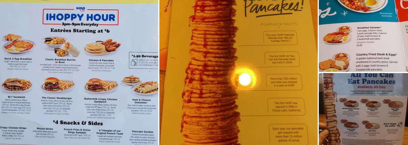 IHOP Menu