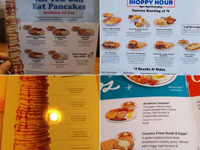 IHOP Menu