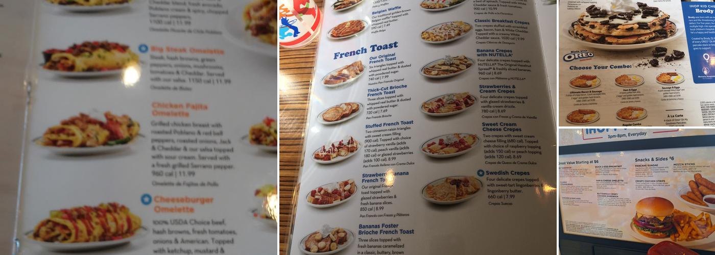 IHOP Menu