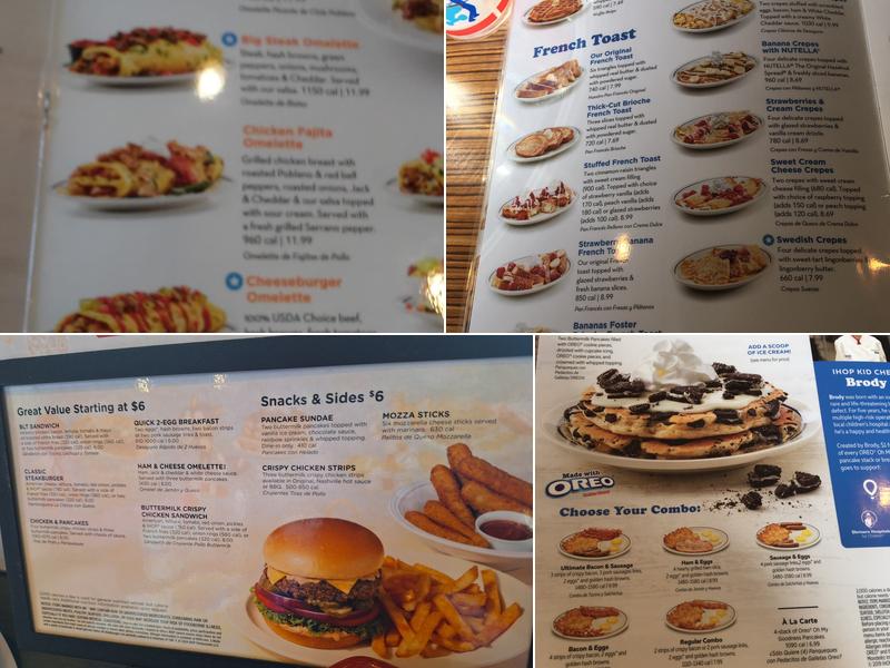 IHOP Menu