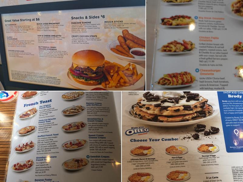 IHOP Menu