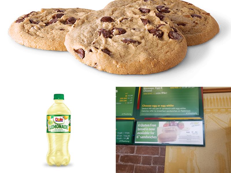 Subway Menu