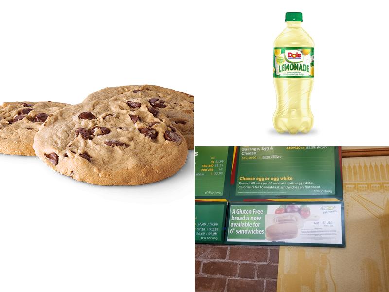 Subway Menu