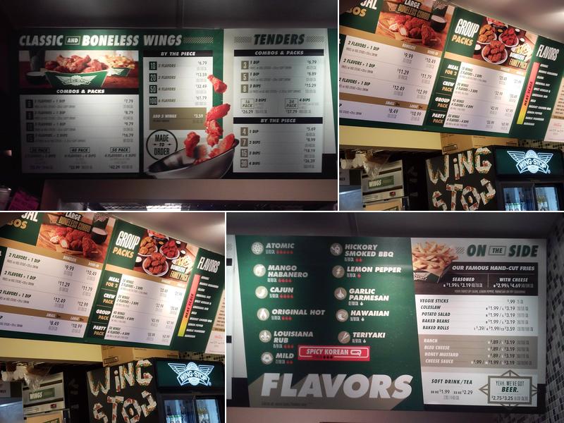 Wingstop Menu
