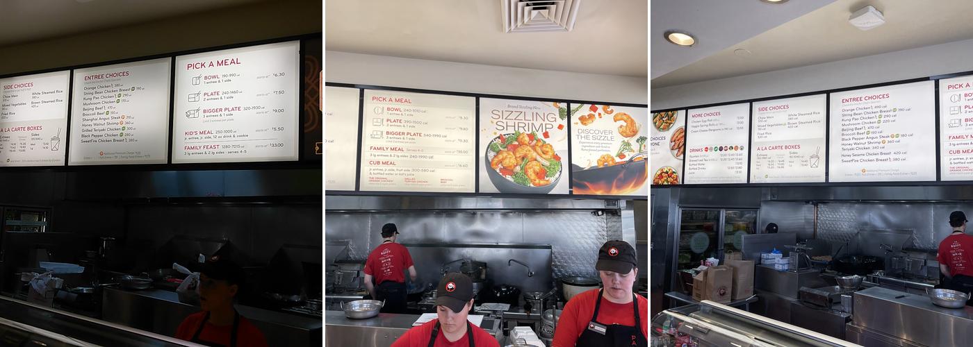 Panda Express Menu
