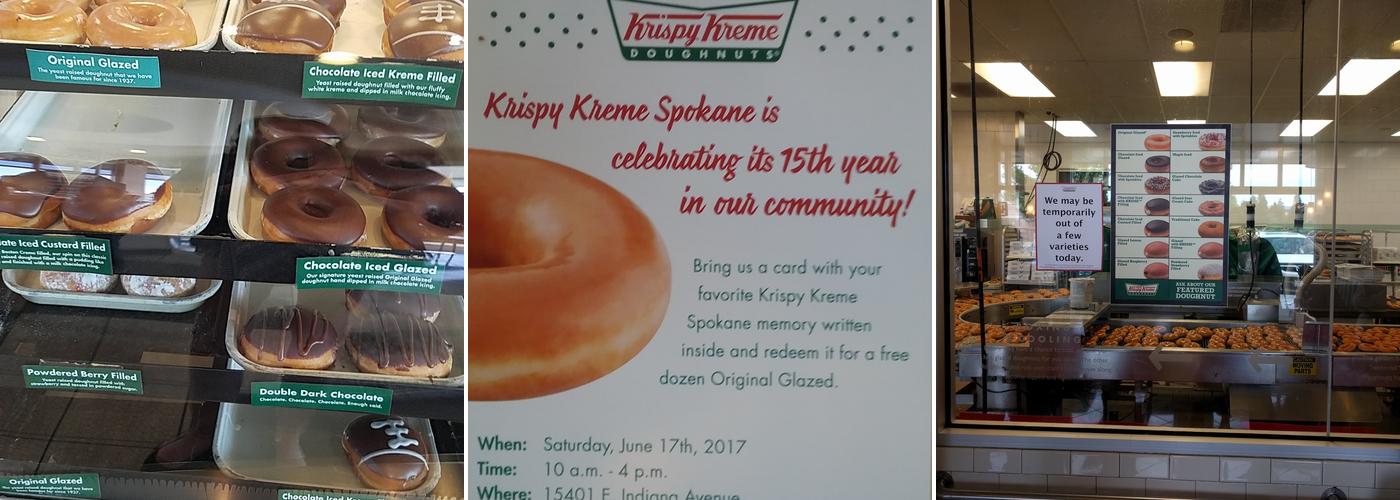 Krispy Kreme Menu