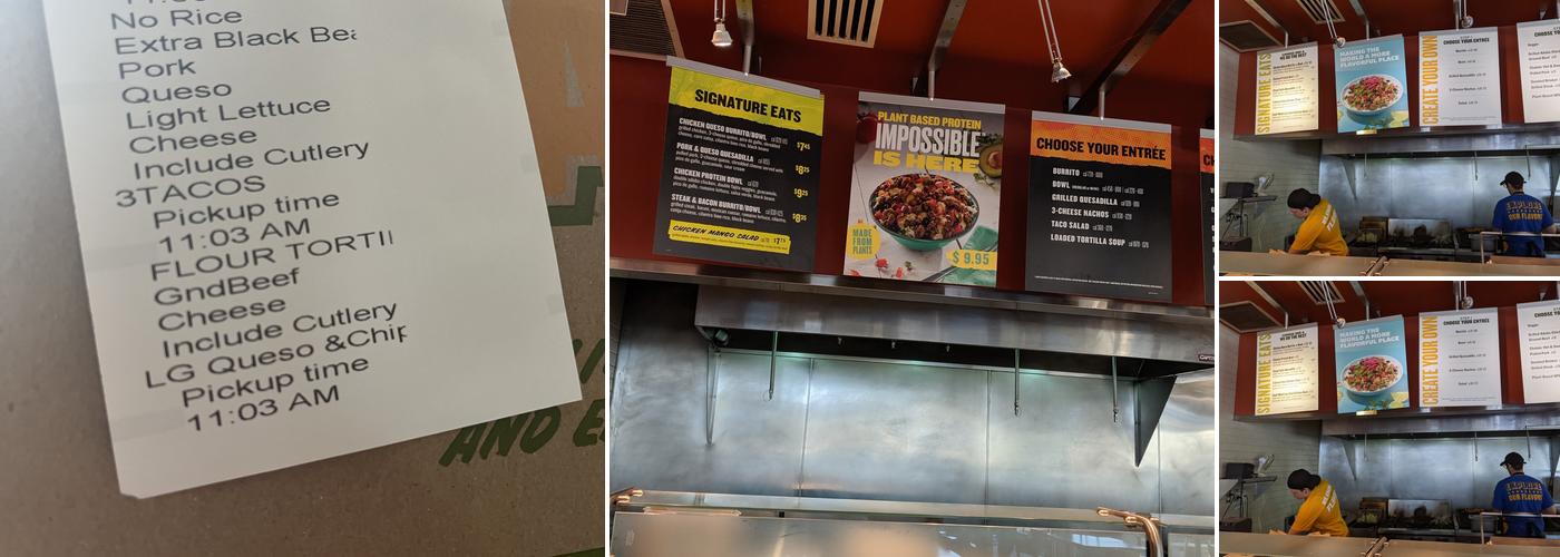 QDOBA Mexican Eats Menu