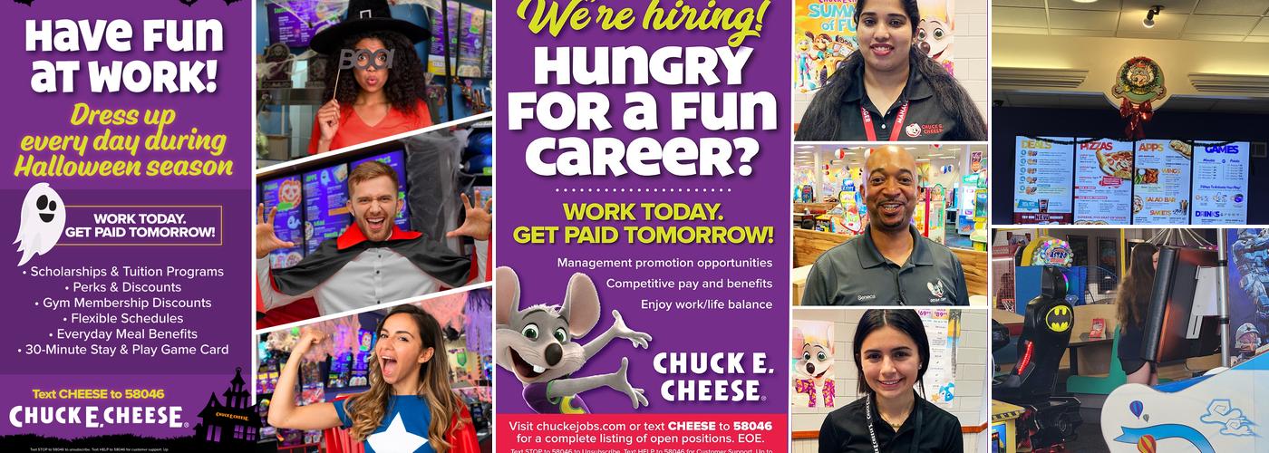 Chuck E. Cheese Menu