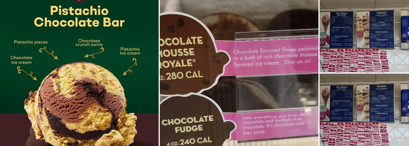 Baskin-Robbins Menu