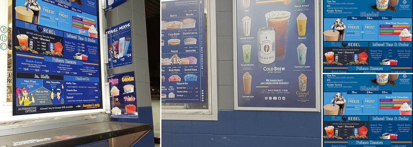 Dutch Bros Coffee Menu