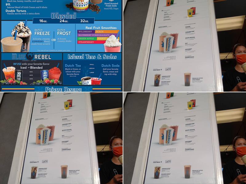 Dutch Bros Coffee Menu