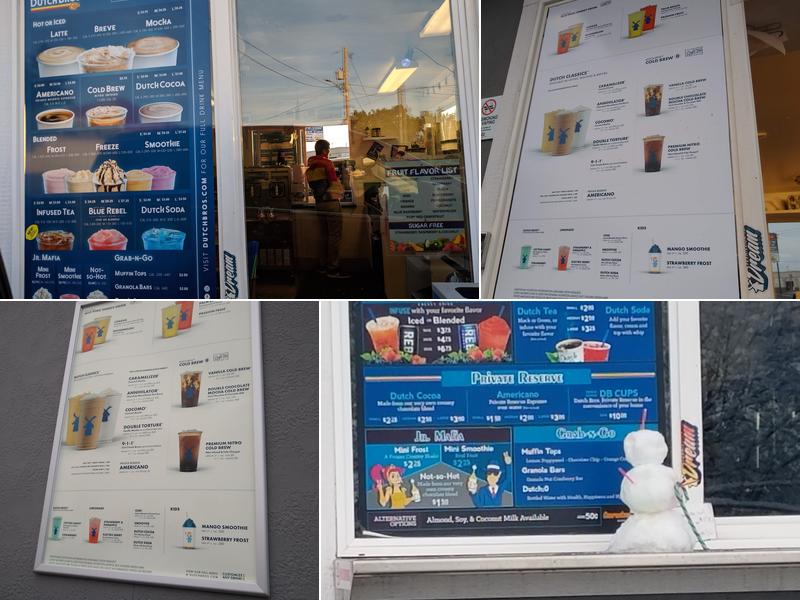 Dutch Bros Coffee Menu
