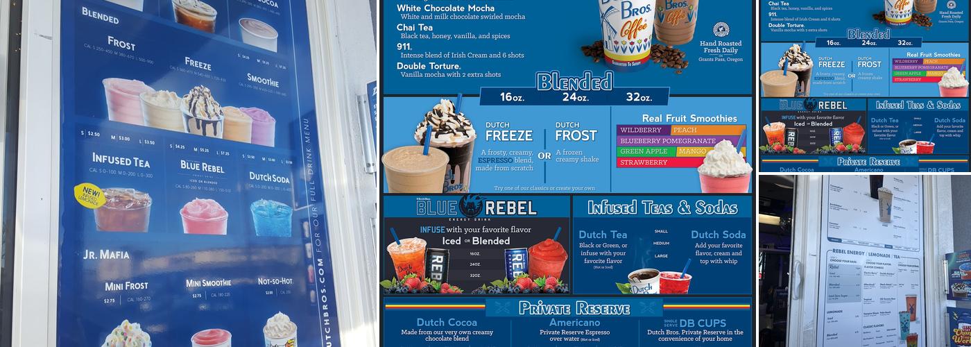 Dutch Bros Coffee Menu