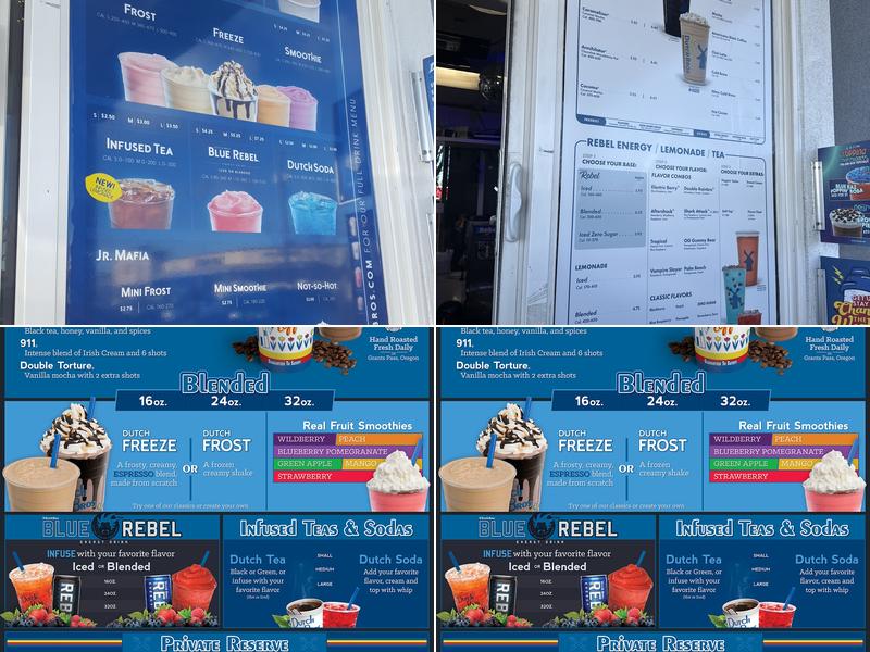Dutch Bros Coffee Menu