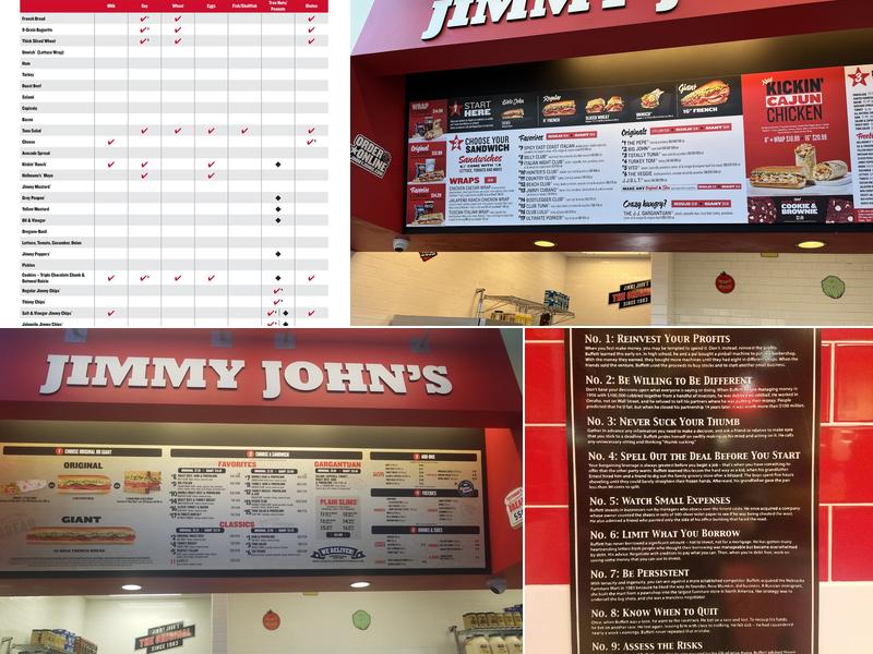 Jimmy John's Menu
