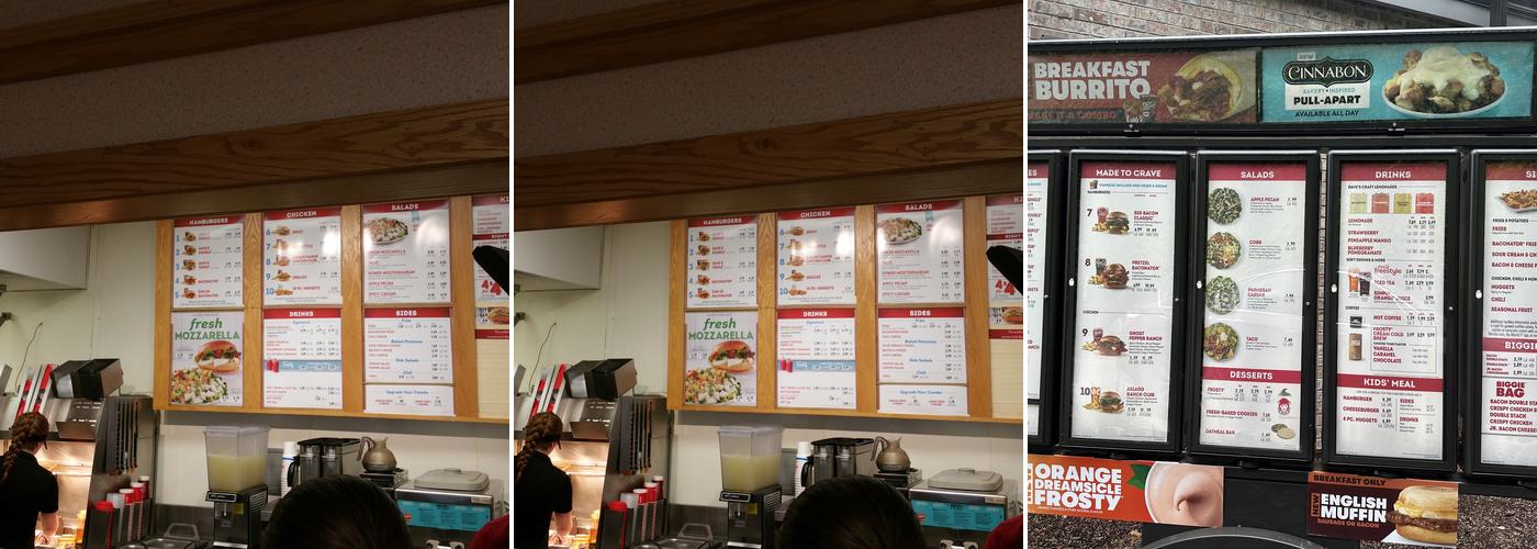 Wendy's Menu