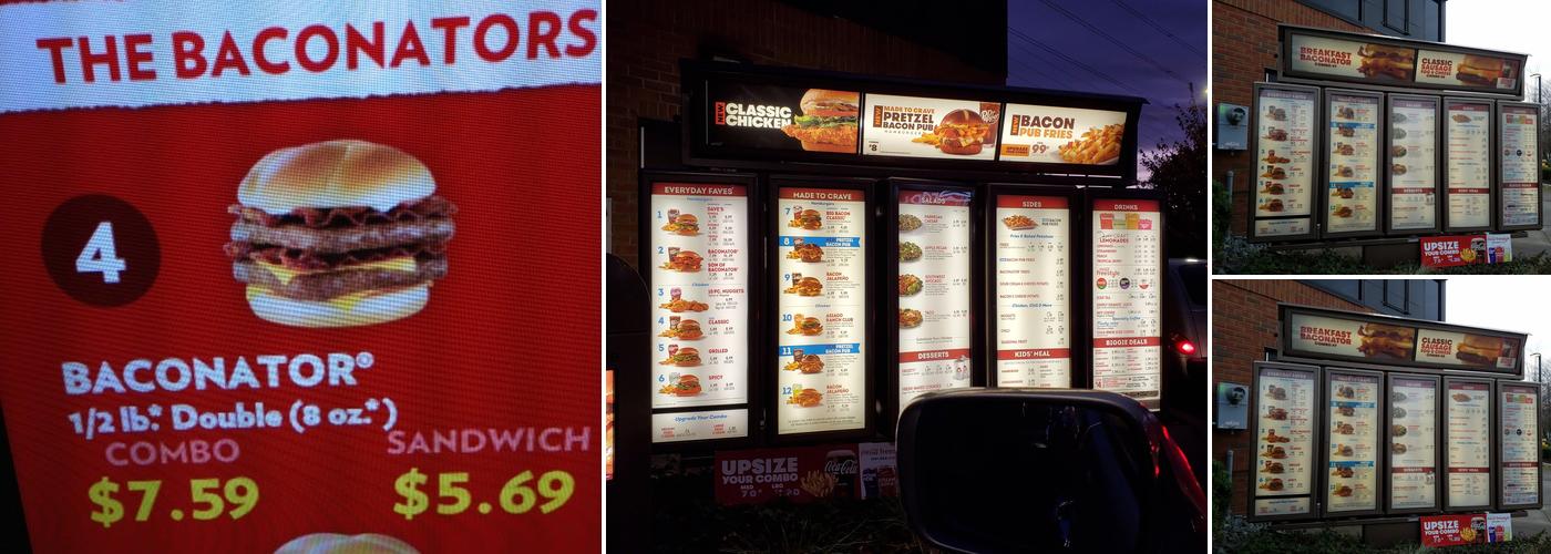 Wendy's Menu