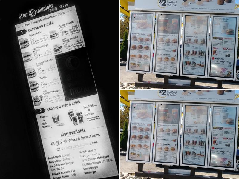 McDonald's Menu