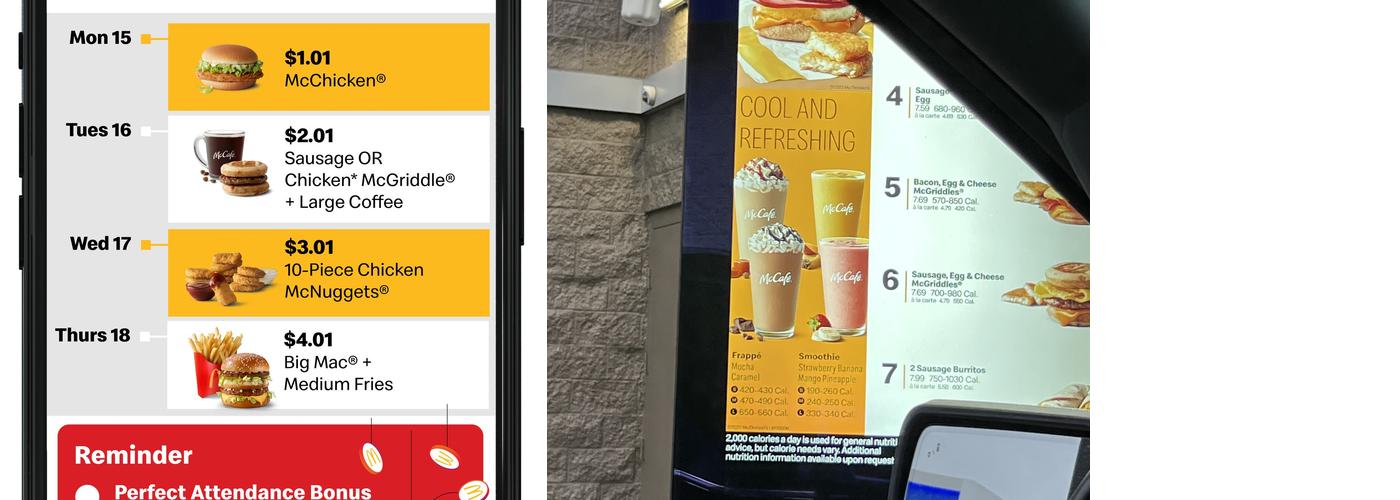 McDonald's Menu