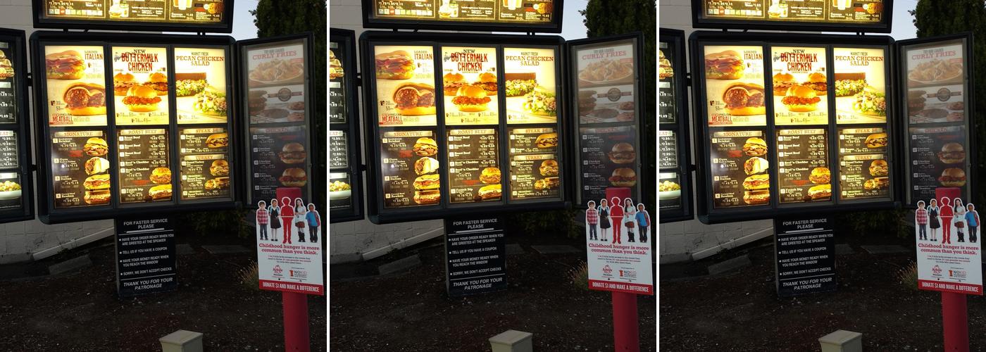 Arby's Menu